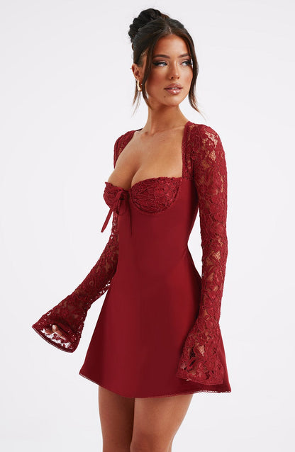 ROSA BLUSH MINI DRESS