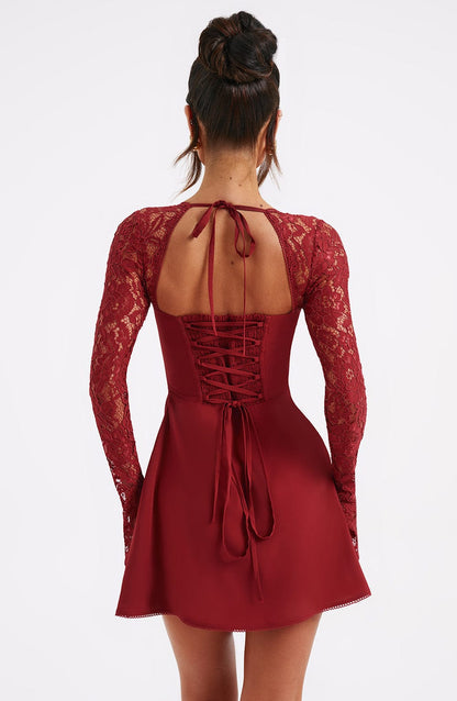 ROSA BLUSH MINI DRESS