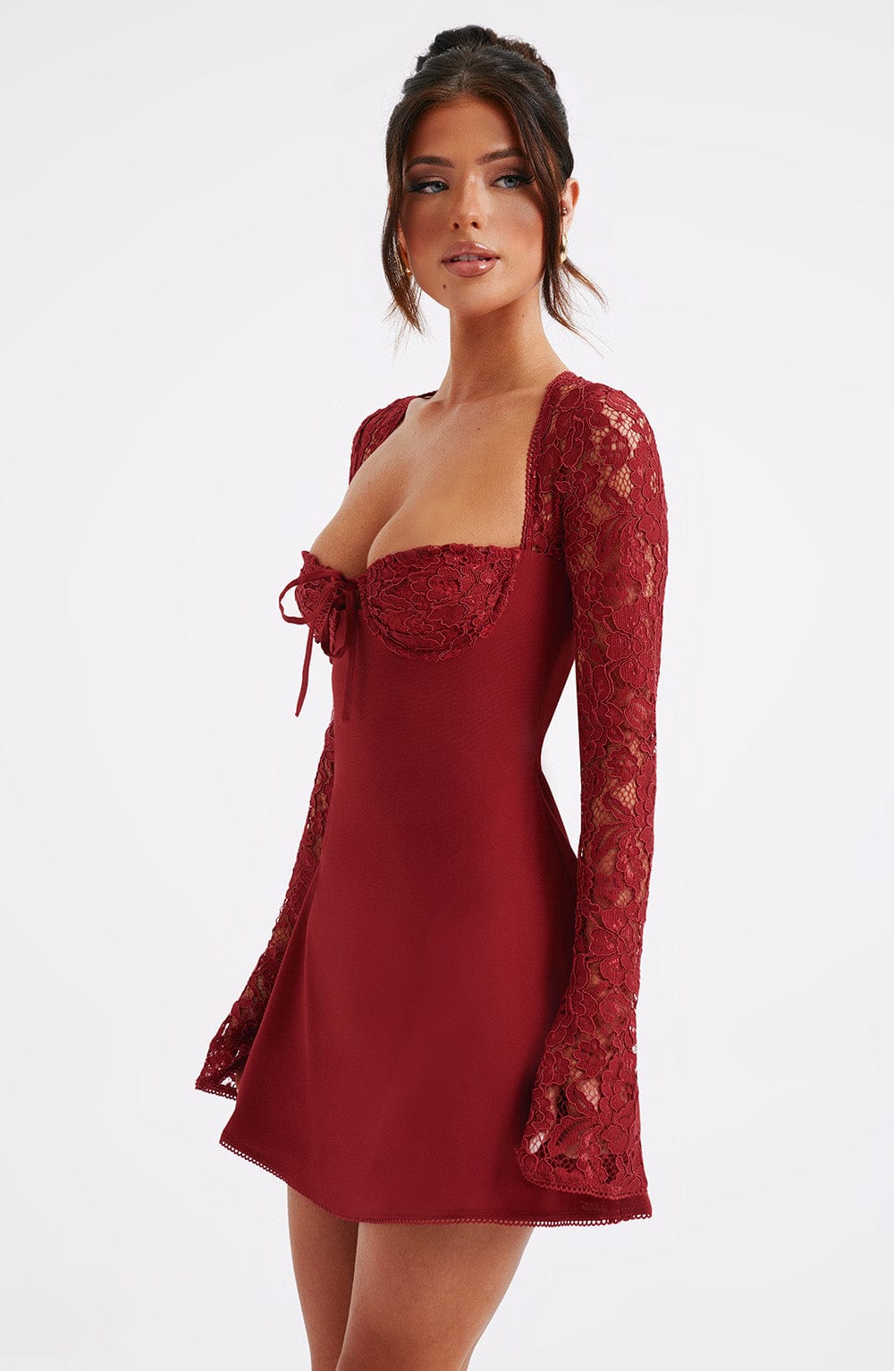 ROSA BLUSH MINI DRESS