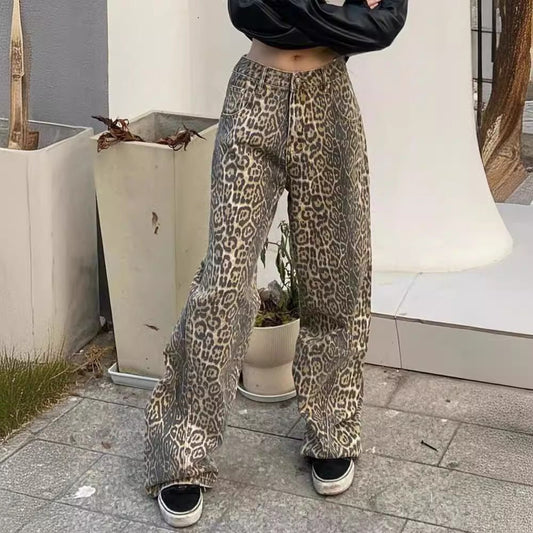 Karina - Leopard print jeans