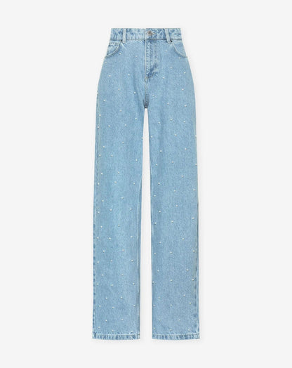 Sequin Denim Jeans
