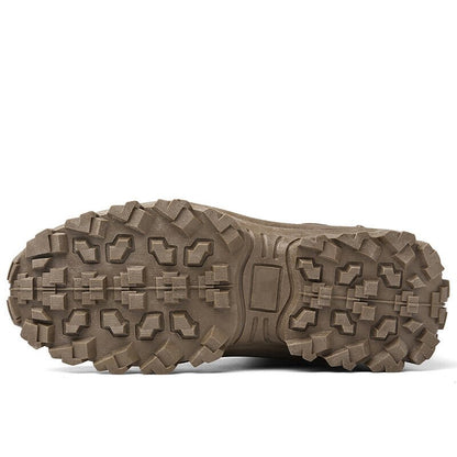 Waterproof, puncture-resistant military boots for outdoor use