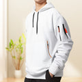 Half-zip hoodie for men