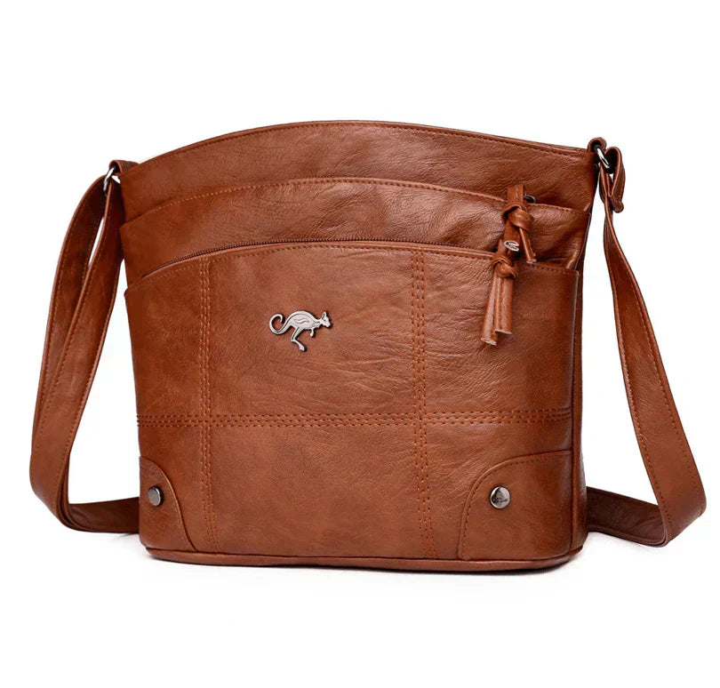 Kollete PU leather shoulder bag