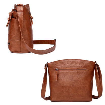 Kollete PU leather shoulder bag